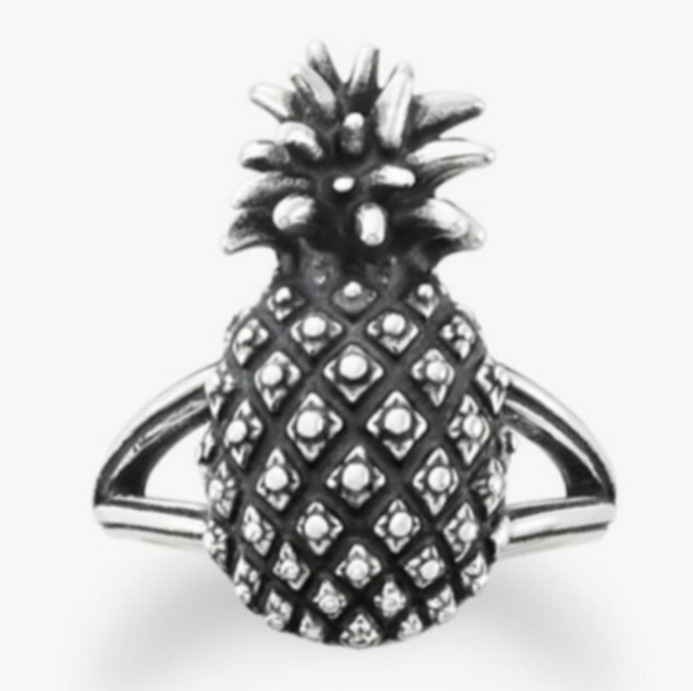 James Avery Retired Pineapple Ring,  size 9 - Picture 4 of 11
